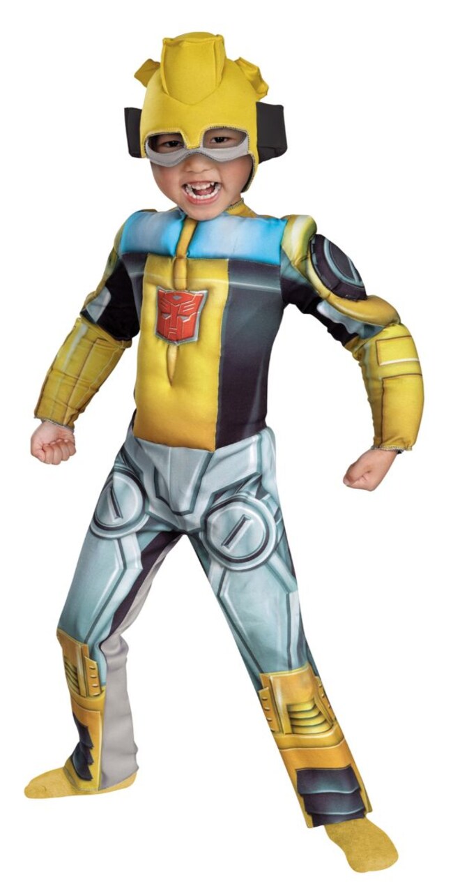 The Costume Center Yellow and Gray Rescue Bot Bumblebee Unisex Toddler Halloween Costume
